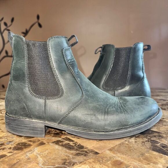 Eastland Daily Double Boot Men's Chelsea Boots Black Suede Size 9D - Picture 2 of 10